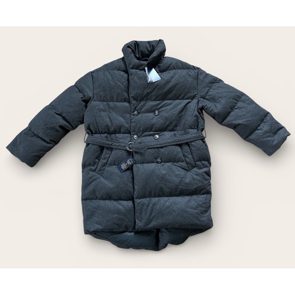 Polo Ralph Lauren Wool Blend Duck Down Coat Jacket Women Size XL Msrp $798